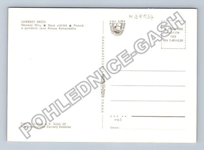 Pohlednice Uherský Brod Náměstí Míru Nové sídliště (M38834)
