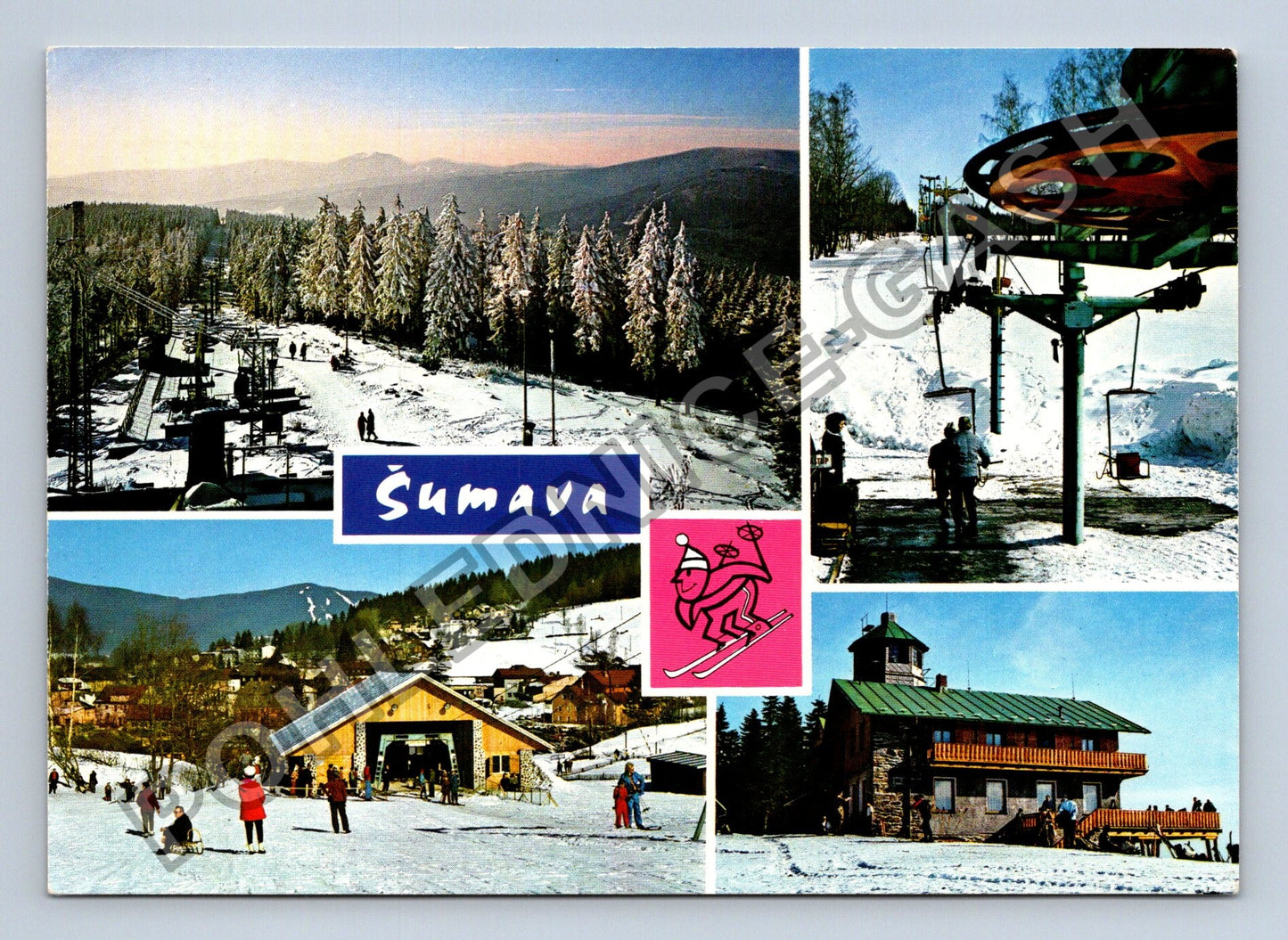 Pohlednice Šumava Pancíř Javor Železná Ruda Turistická chata (M38838)
