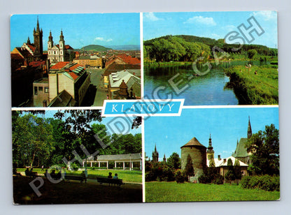 Pohlednice Klatovy koláž motivů (M38847)