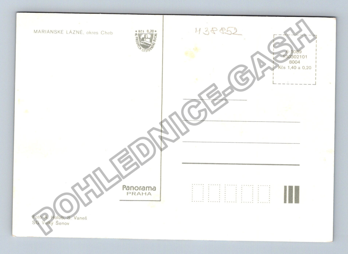 Pohlednice Mariánské Lázně okres Cheb koláž motivů (M38852)