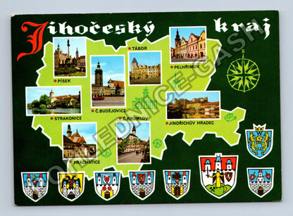 Pohlednice Jihočeský kraj Tábor Písek Strakonice České (M38855)