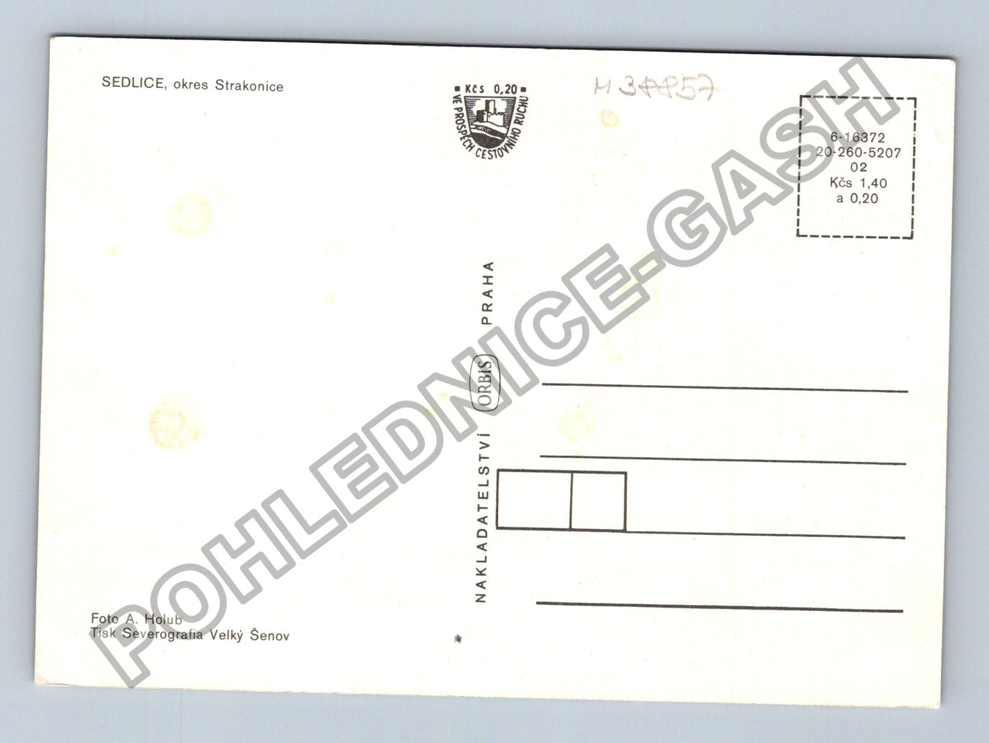 Pohlednice Sedlice okres Strakonice koláž motivů (M38857)