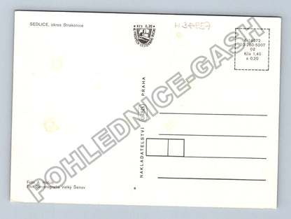 Pohlednice Sedlice okres Strakonice koláž motivů (M38857)