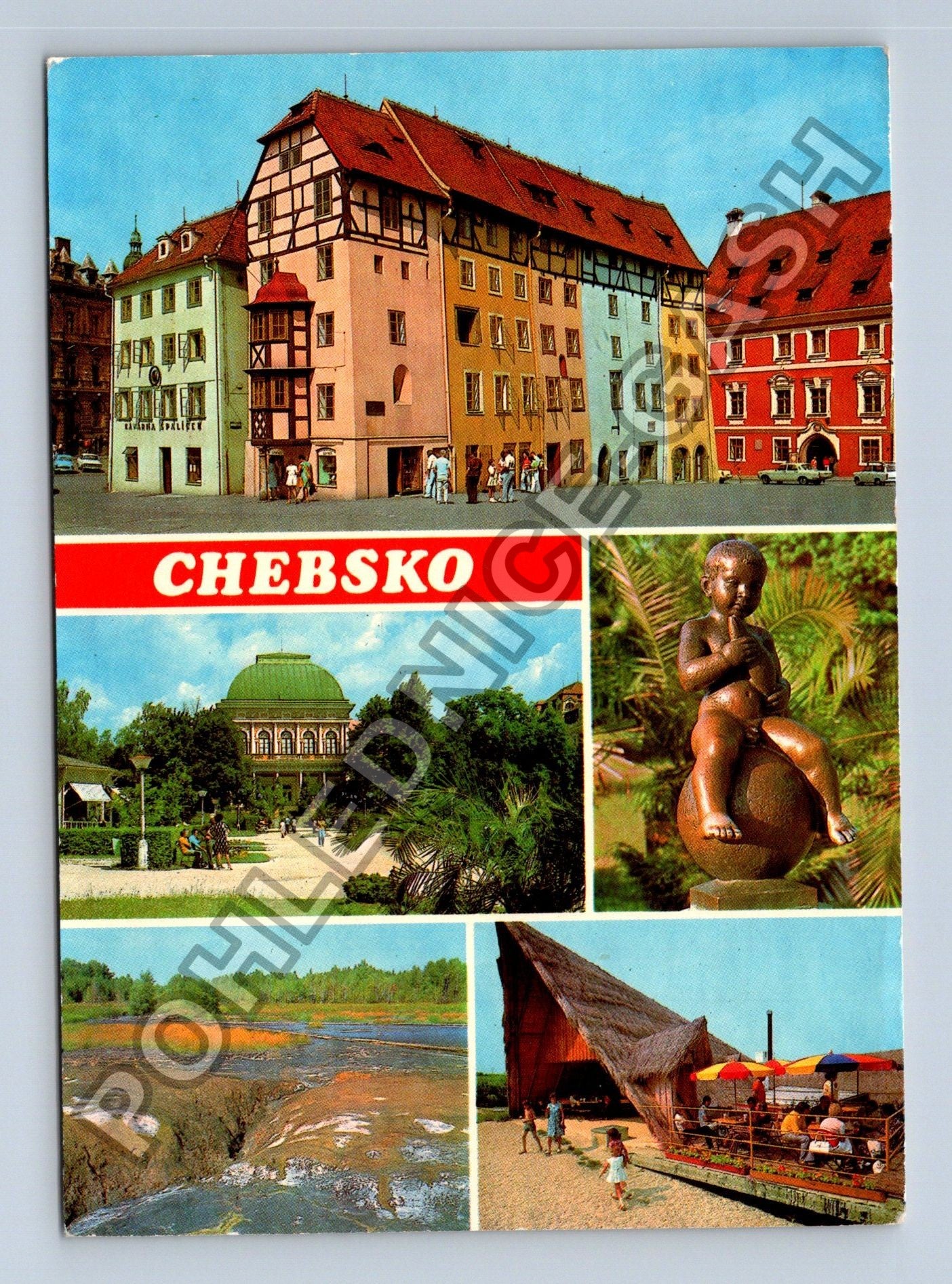 Pohlednice Chebsko Špalíček Františkovy Lázně Soos Jesenice (M38859)