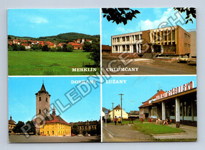 Pohlednice Merklin Chlumcany Dobrany Luzany kolaz (M38860)