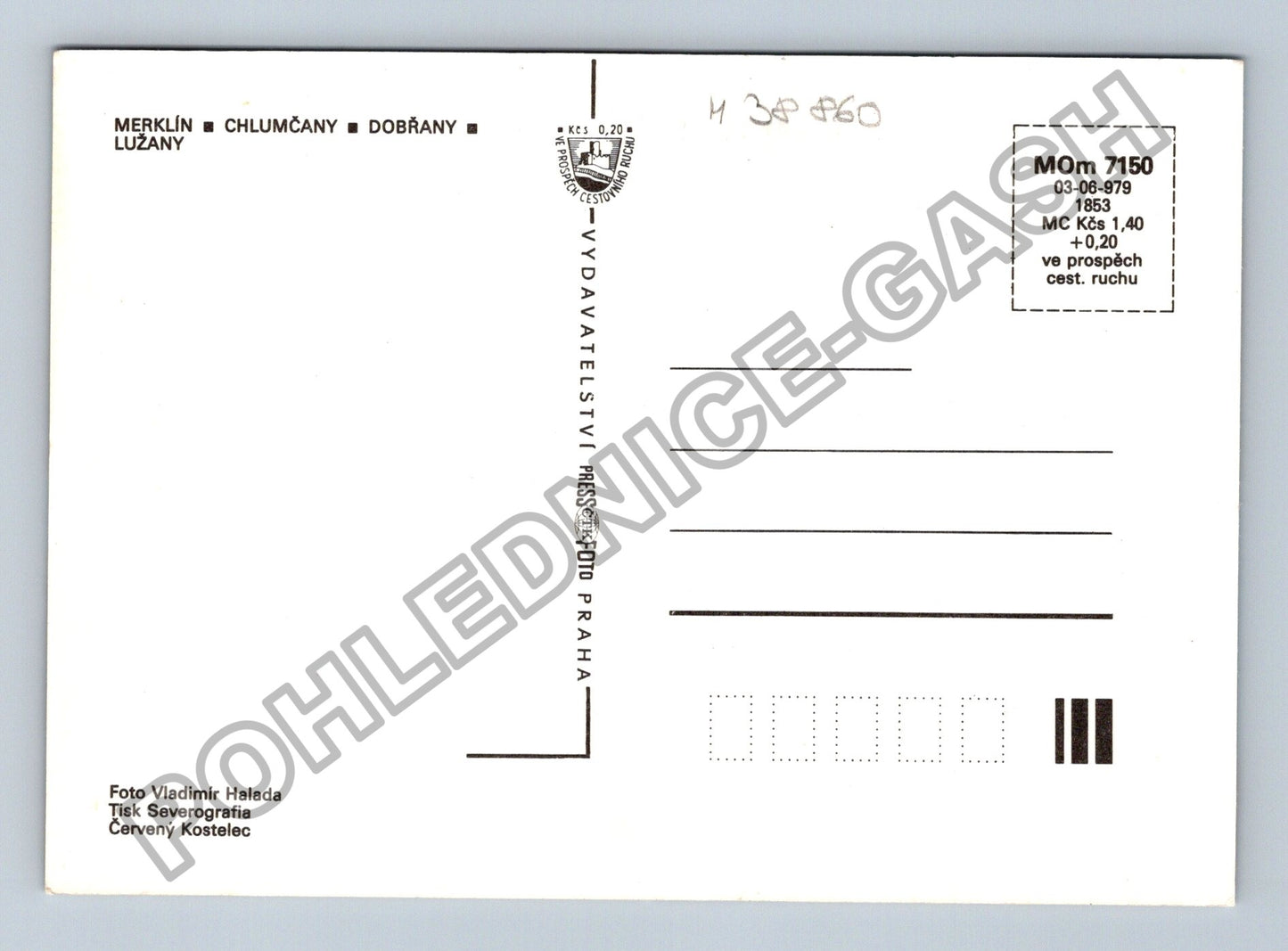 Pohlednice Merklin Chlumcany Dobrany Luzany kolaz (M38860)