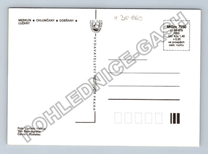 Pohlednice Merklin Chlumcany Dobrany Luzany kolaz (M38860)