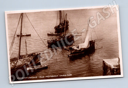 Pohlednice Arabian Dhows – Mombasa Harbour (M3887)
