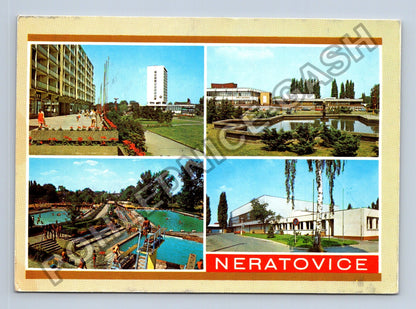 Pohlednice Neratovice hotel Spolana koupaliště (M38870)