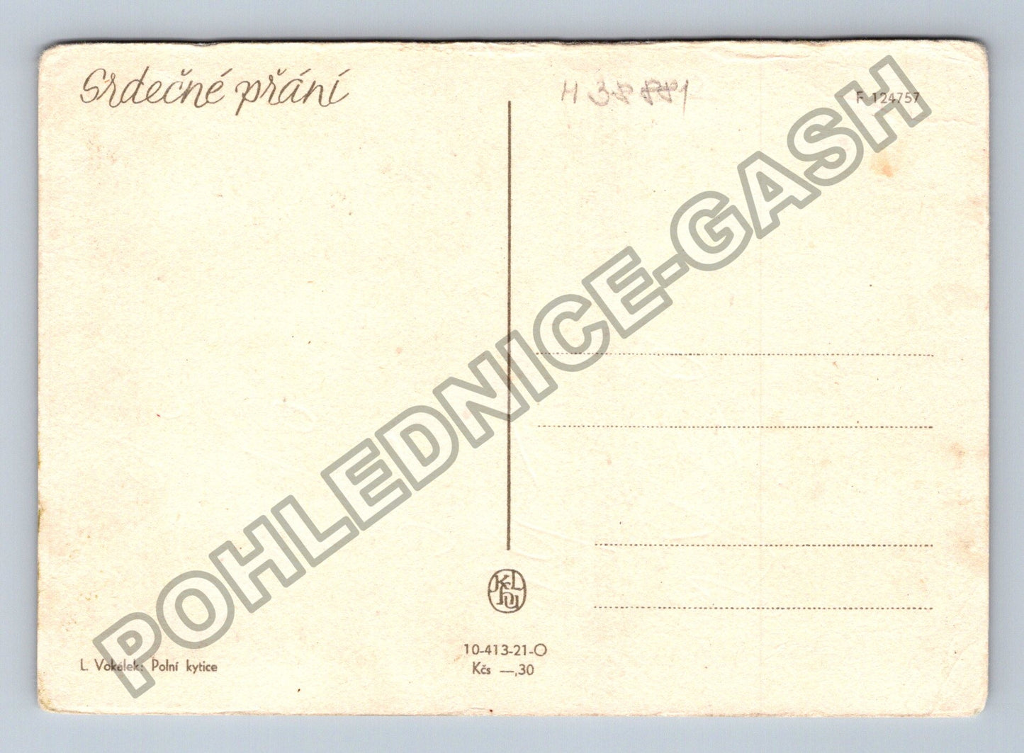 Pohlednice L Vokolek Polní kytice (M38881)