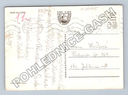 Pohlednice Hamr na Jezeře jezero a okolí 1975 (M38885)