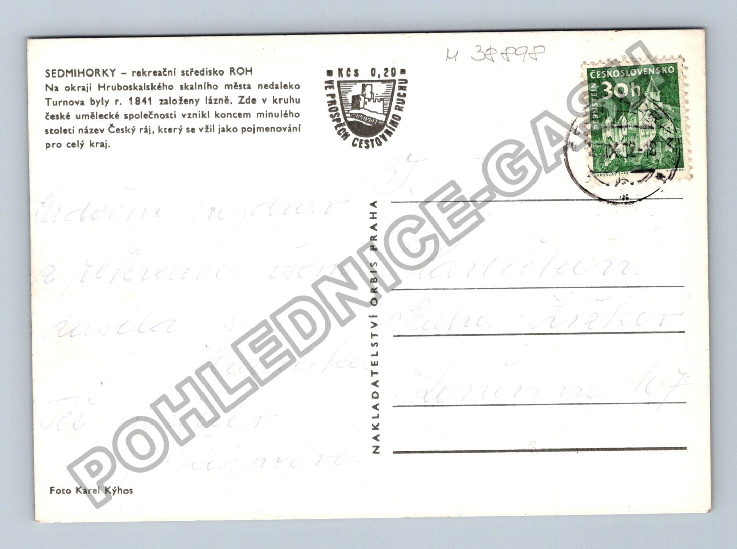 Pohlednice Sedmihorky rekreační středisko ROH (M38898)