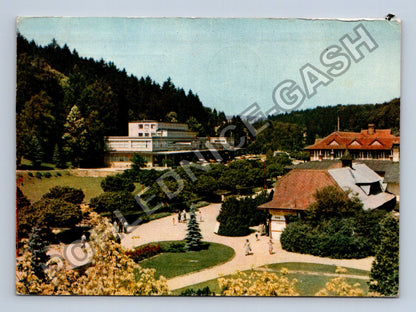 Pohlednice Luhačovice lázeňský ústav Společenský dům 1963 (M38899)