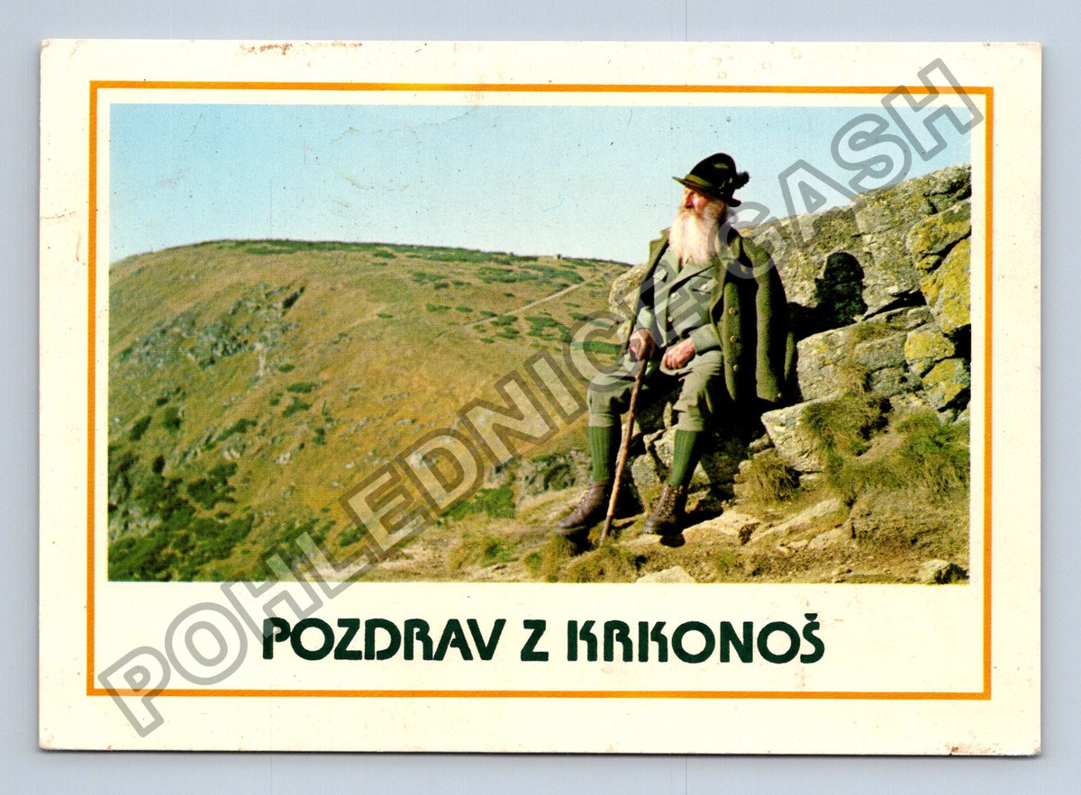 Pohlednice Pozdrav z Krkonoš Krakonoš (M38902)