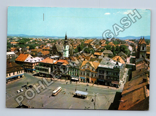 Pohlednice Klatovy celkový pohled 1967 (M38908)
