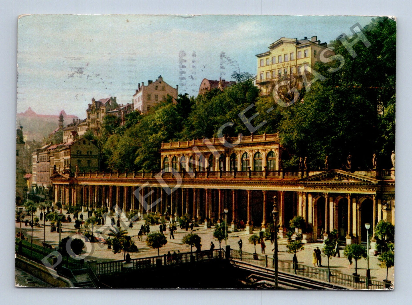 Pohlednice Karlovy Vary Kolonáda Československo-sovětského (M38912)