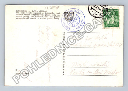 Pohlednice Krkonoše Sněžka Obří bouda Schronisko (M38918)
