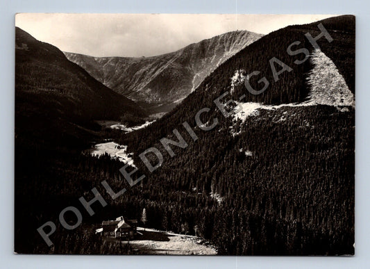 Pohlednice Krkonoše Obří důl Sněžka 1605 m (M38923)