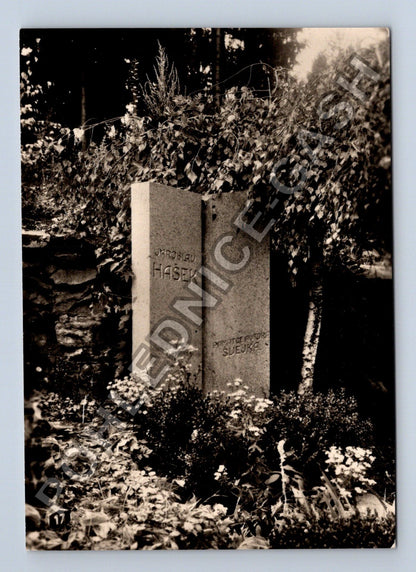 Pohlednice Lipnice nad Sázavou pomník Jaroslava Haška (M38930)