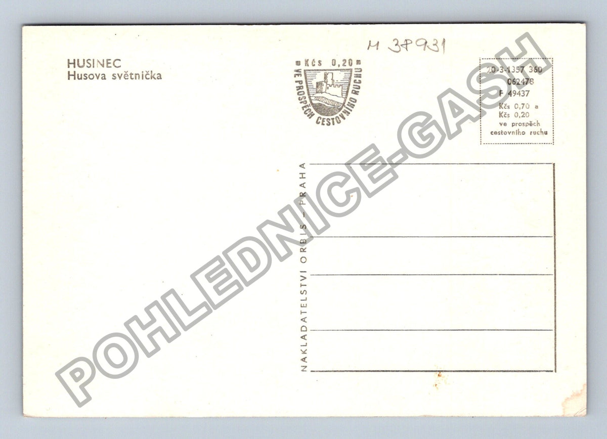 Pohlednice Husinec Husova světnička (M38931)