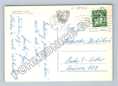 Pohlednice Mariánské Lázně Zotavovna ROH Oradour 1967 (M38934)