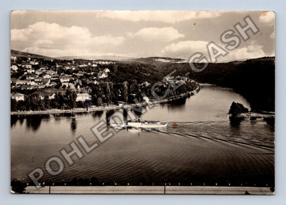 Pohlednice Štěchovice soutok Sázavy s Vltavou 1960 (M38938)