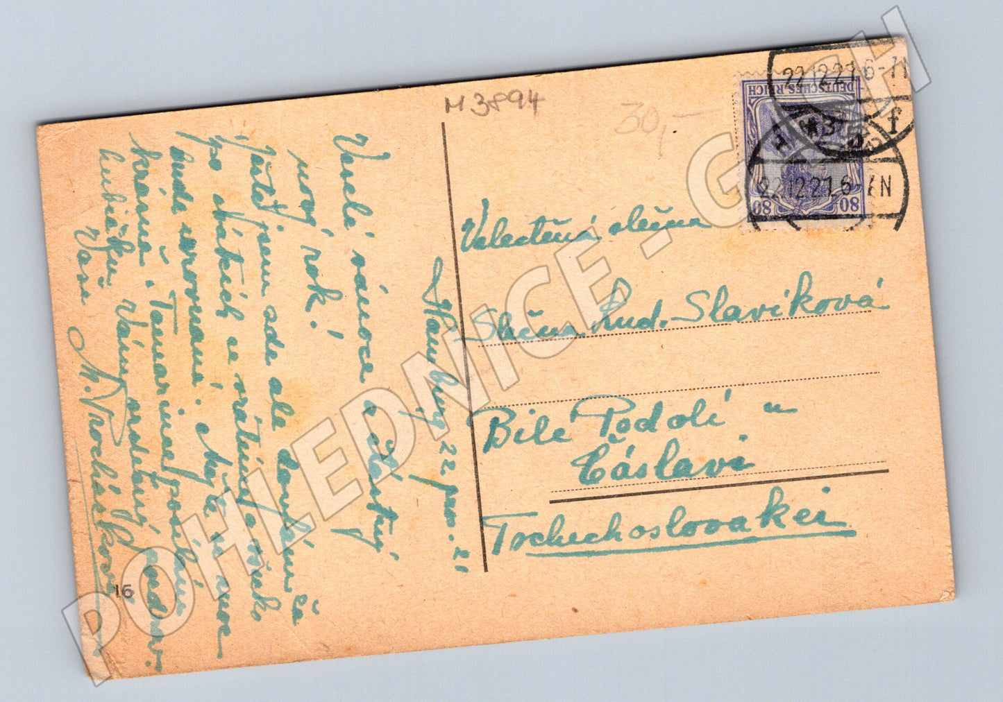 Pohlednice Hamburg Hafenstimmung – historický přístav (M3894)