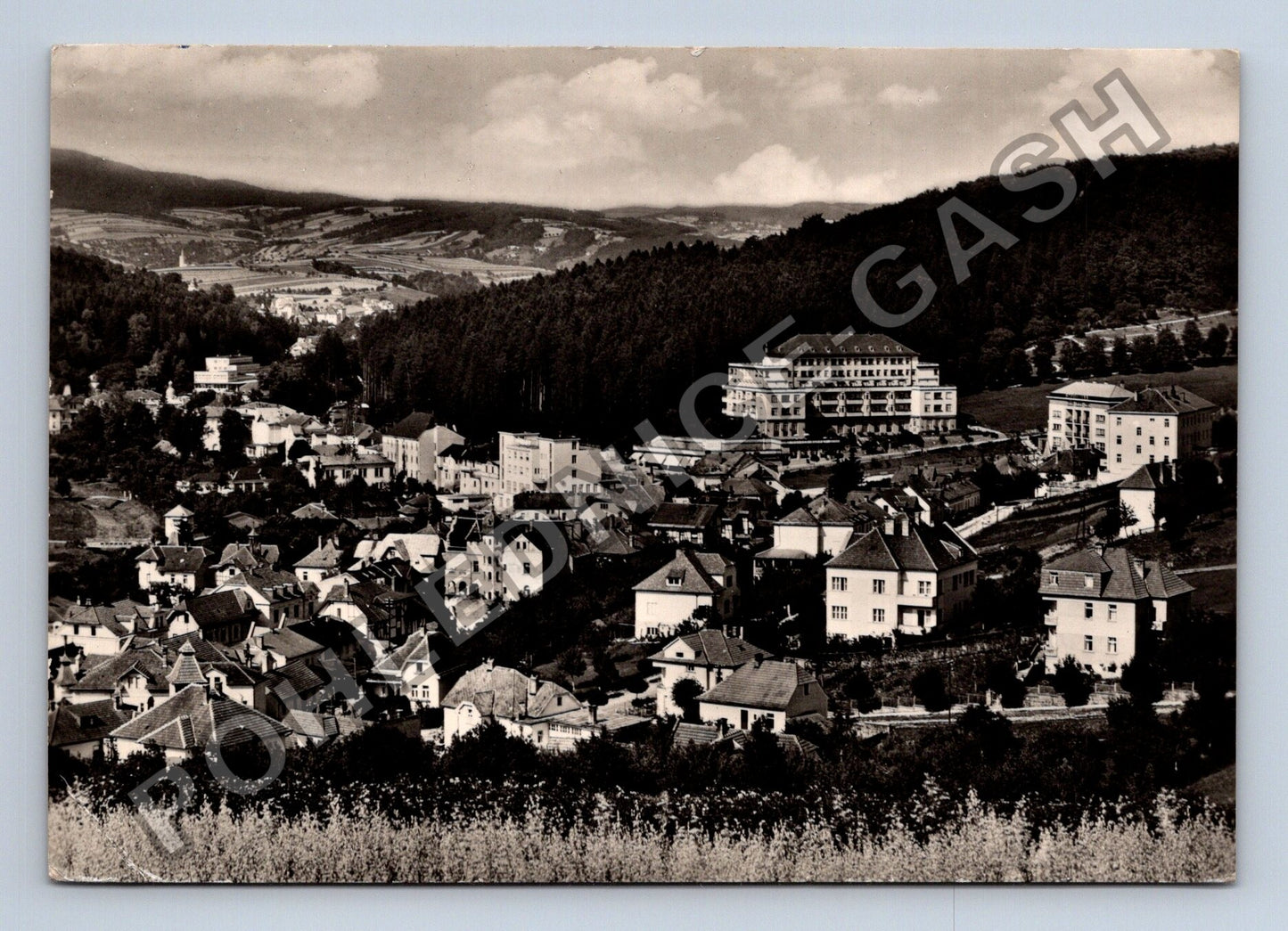 Pohlednice Lázně Luhačovice celkový pohled 1959 (M38941)