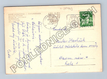 Pohlednice Lázně Luhačovice lázeňská kolonáda 1950 (M38943)