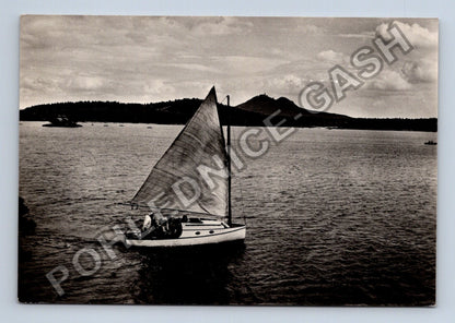 Pohlednice Máchovo jezero plachetnice Staré Splavy (M38955)