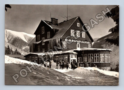 Pohlednice Krkonoše Špindlerův Mlýn Panorama (M38957)