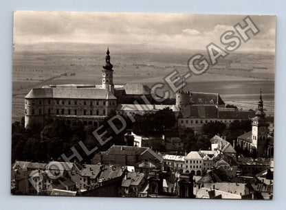 Pohlednice Mikulov na Moravě hrad a město 1935 (M38960)