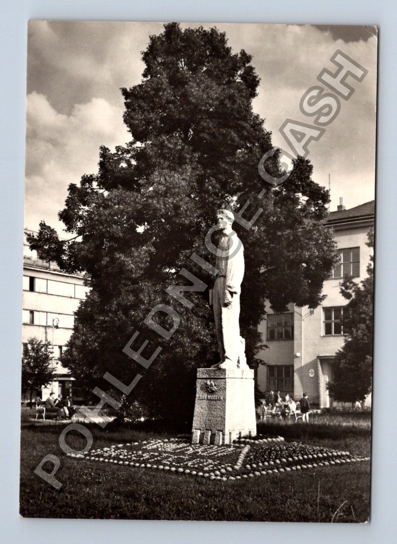 Pohlednice Prostějov pomník Jiřího Wolkra (M38967)