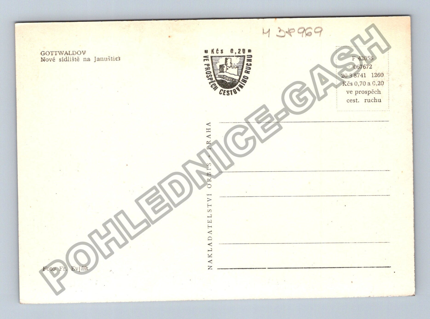 Pohlednice Gottwaldov Nové sídliště na Januštici (M38969)