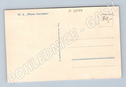 Pohlednice M.S. Monte Sarmiento – námořní loď (M3897)