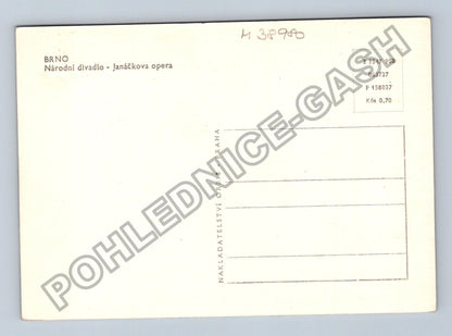 Pohlednice Brno Národní divadlo Janáčkova opera (M38980)