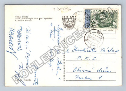 Pohlednice Tisá stěny Shluk pískovcových věží (M38986)