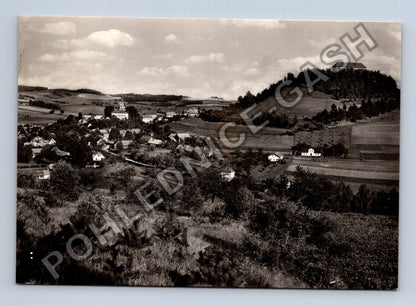 Pohlednice Pecka u Nové Paky hrad kostel (M38987)