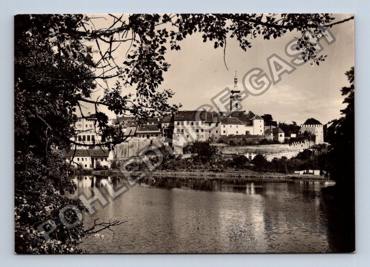 Pohlednice Písek Pohled od Otavy Podskalí Putimskou branou (M38988)