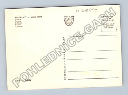 Pohlednice Poděbrady státní lázně Zámek (M38990)