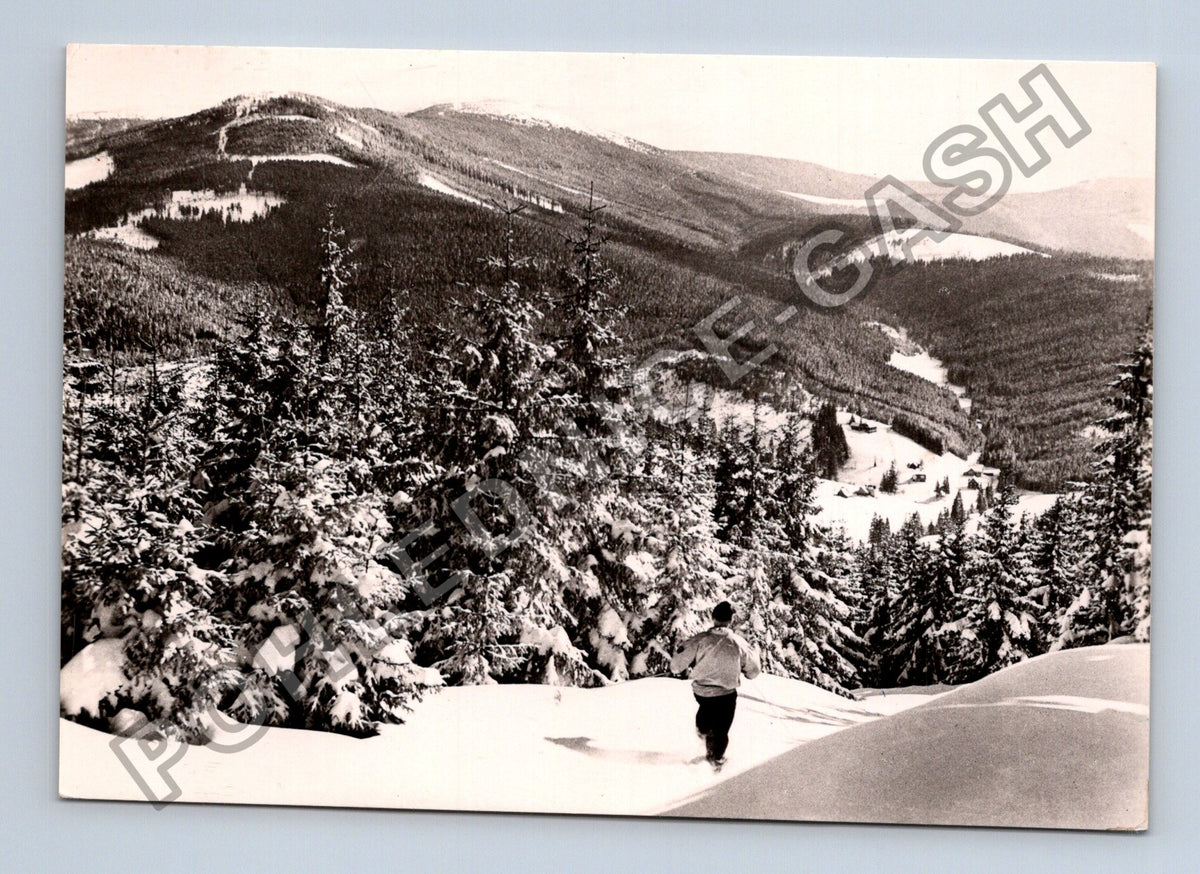 Pohlednice Krkonoše Harrachov lyžařské středisko (M38995)