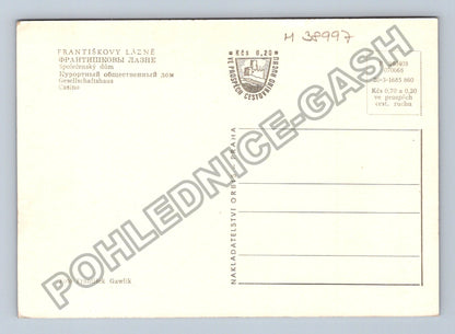Pohlednice Františkovy Lázně Společenský dům Casino (M38997)