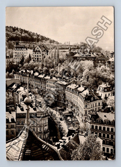 Pohlednice Karlovy Vary Sadová třída 1958 (M39003)
