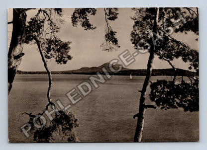 Pohlednice Máchovo jezero v pozadí Bezděz (M39011)