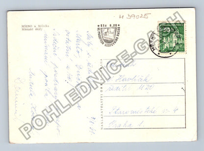 Pohlednice Mšeno Měšenské skály (M39025)