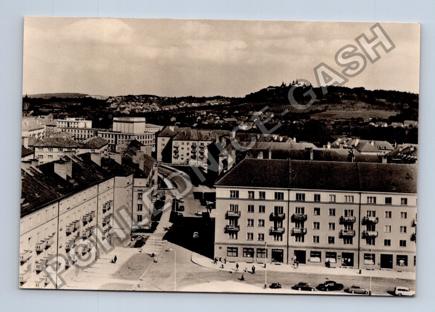 Pohlednice Příbram Nové sídliště v pozadí historická část (M39026)