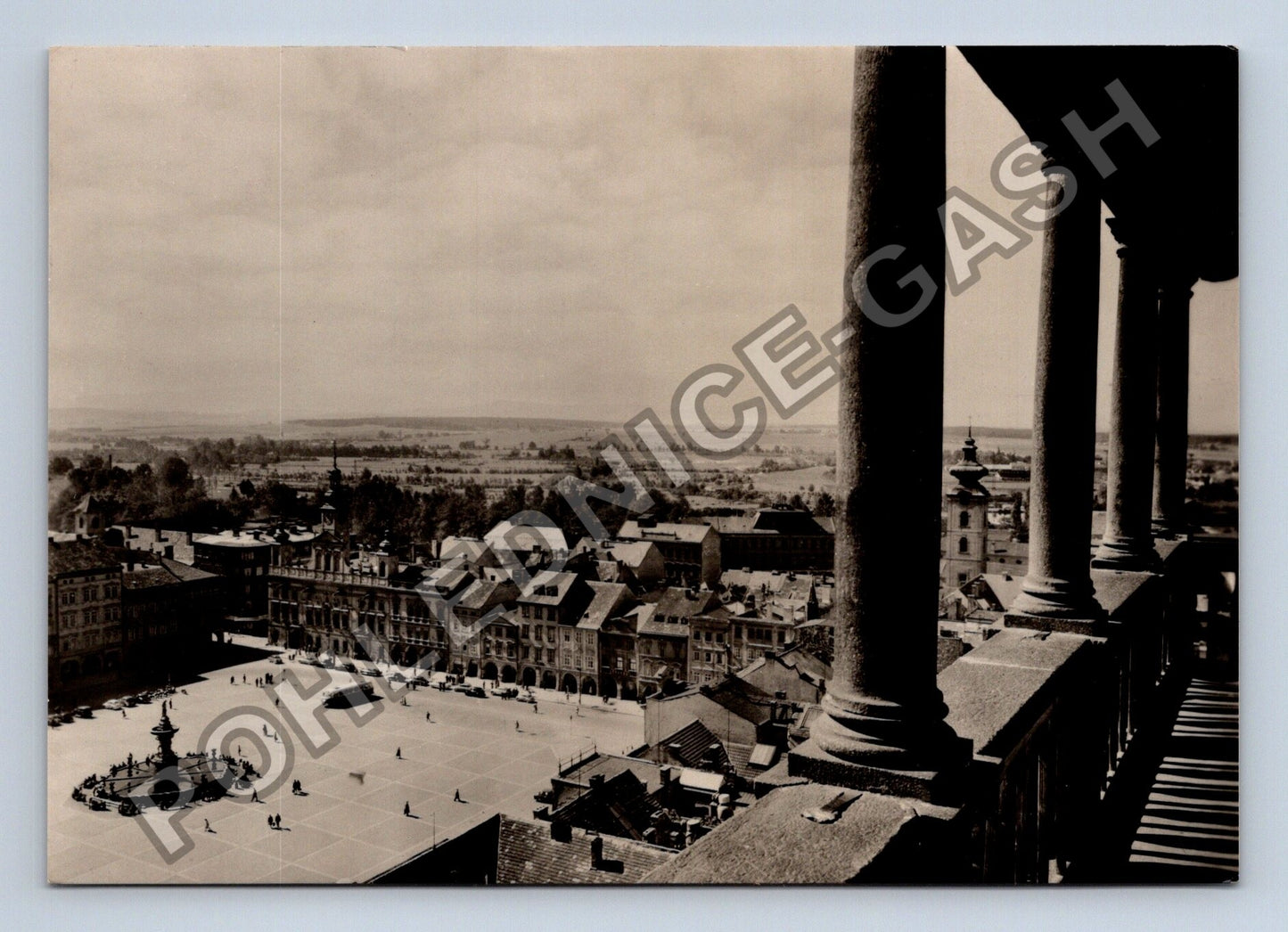 Pohlednice České Budějovice náměstí z věže (M39028)