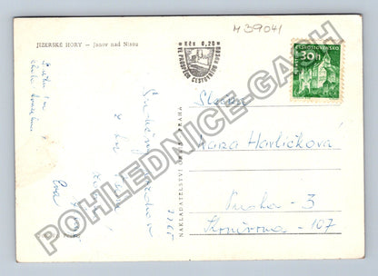 Pohlednice Jizerské Hory Janov nad Nisou zima (M39041)
