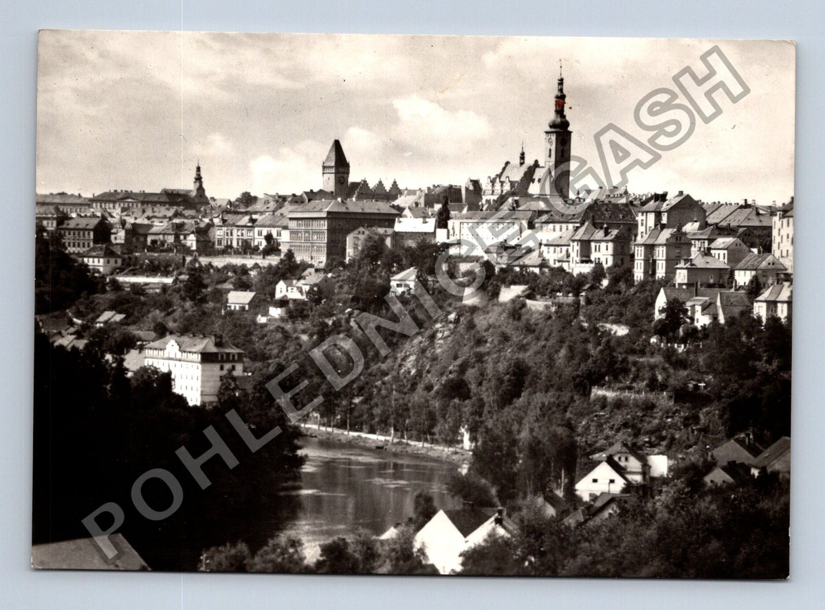 Pohlednice Tábor celkový pohled na město 1907 (M39042)