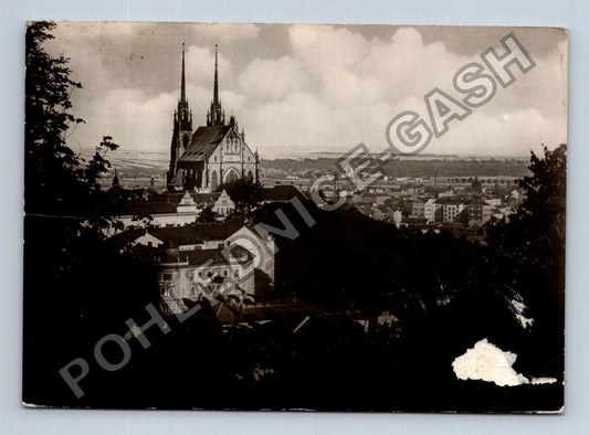 Pohlednice Brno Petrov panorama města 1959 (M39044)